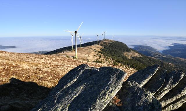 Inzwischen hat man sich an die Windräder gewöhnt