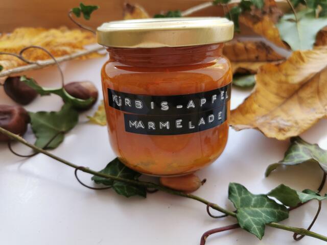 weihnachtliche Kürbis-Apfelmarmelade