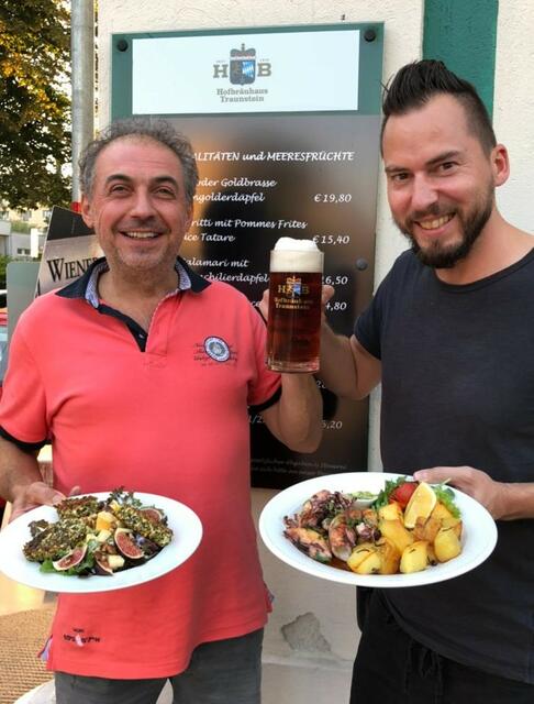 Robert Neumann und Anatol von „das Arenberg“.