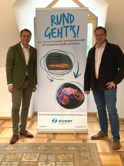 Setzen sich für Familien in Not ein: Zuser-Geschäftsführer Georg Zuser (l.) und Good-Vibes-Obmann Mario Schwaiger | Foto: KK
