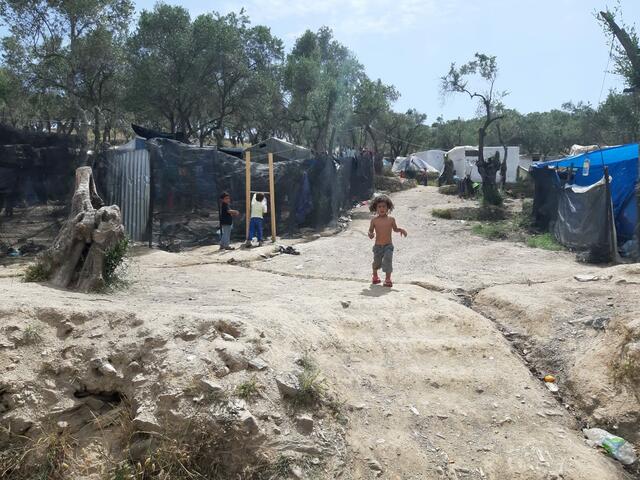 Unerträgliche Zustände im griechischen Lager Kara Tepe.