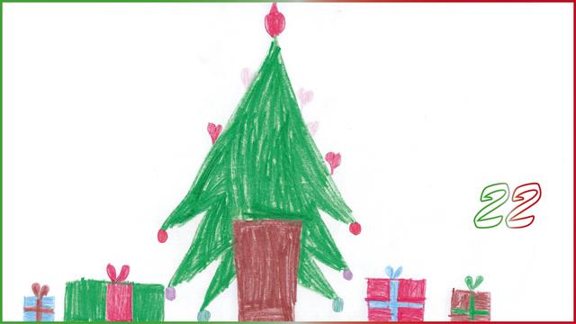 Lisas Christbaum ist voller Herzen, bei so viel Liebe kann Weihnachten nur schön werden.