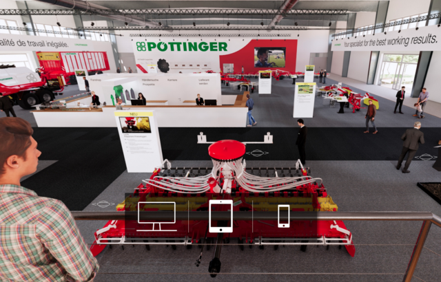 Einblicke gibt Pöttinger Landtechnik mit einer virtuellen Messe.