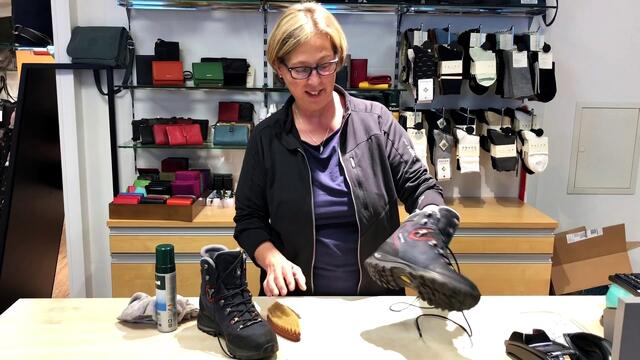 Im Hainfelder Schuhhaus Fux läuft der Verkauf trotz geschlossener Türen dank Online-Bestellmöglichkeit weiter.