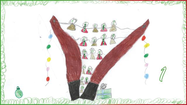 Johannes hat einen tollen kreativen Adventkalender.