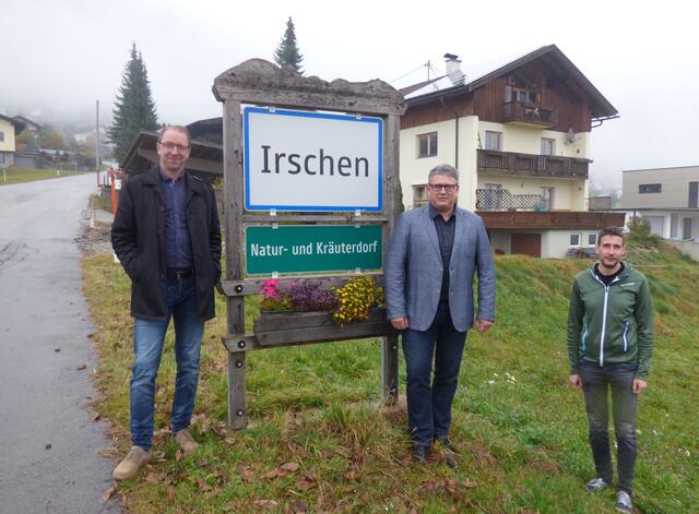 Für Irschen: Peter Sommer, Manfred Dullnig und Norbert Lengfeldner.  | Foto: ÖVP