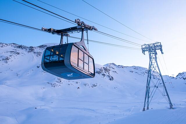 Das architektonische Konzept der Falginjochbahn am Kaunertaler Gletscher wurde mit dem Anerkennungspreis des Landes Tirol für Neues Bauen 2020 ausgezeichnet. | Foto: Doppelmayr Seilbahnen GmbH / Albin Niederstrasser