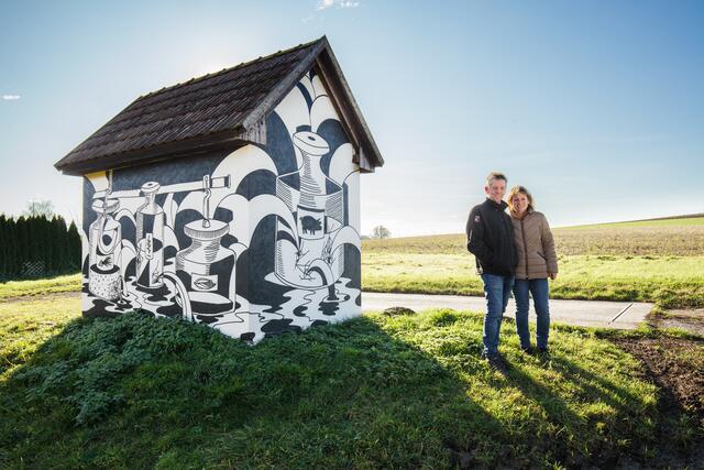 Die Wandbesitzer wurden bei Würmlas Wände miteinbezogen
