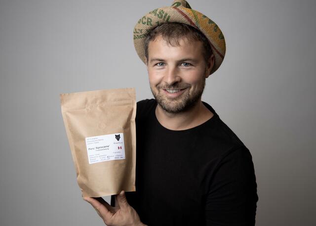 Geschäftsführer Bernhard Weißhaupt setzt auf den regionalen Kaffee-Genuss.