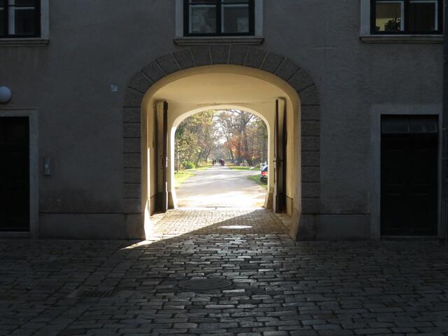 21.11.2020 Blick vom alten Schloss in den Park