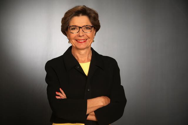 Volksbank Steiermark-Generaldirektorin Regina Ovesny Straka ist mit den Zahlen zufrieden. | Foto: Volksbank Steiermark