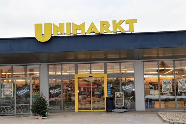 Der Unimarkt in St. Oswald eröffnet.