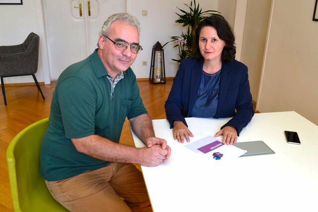 Seite an Seite: Josefstädter WK-Obmann Wolfgang Primisser und BV-Chefin Veronika Mickel-Göttfert (ÖVP). | Foto: BV8