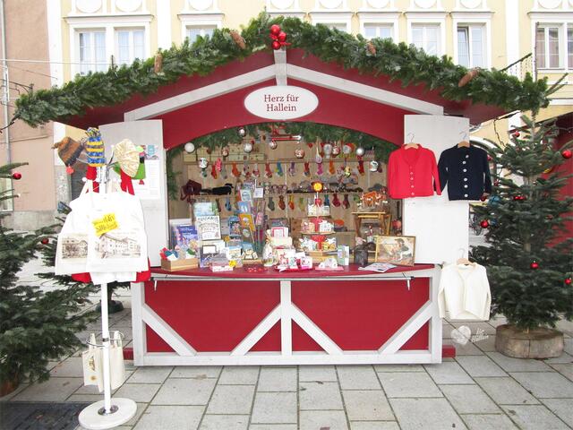 Den Herz-für-Hallein-Adventstand gibt es heuer erstmals online.