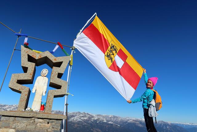 Ein Schnappschuss von WOCHE-Regionautin Caro Guttner von ihrer Wanderung auf das Jaukenstöckl (2.203 Meter)