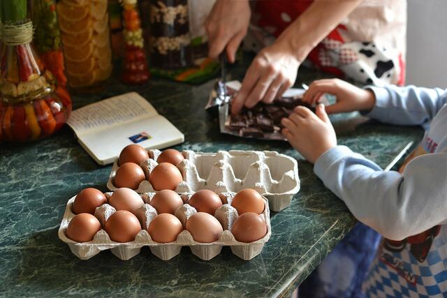 Gemeinsam Kekse backen