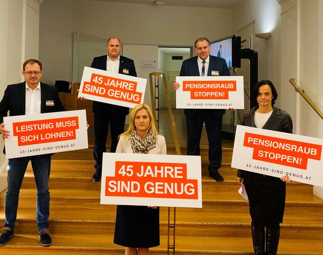 Nationalräte aus NÖ: Rudolf Silvan, Alois Schroll, Petra Vorderwinkler, Andreas Kollross und Sonja Hammerschmid