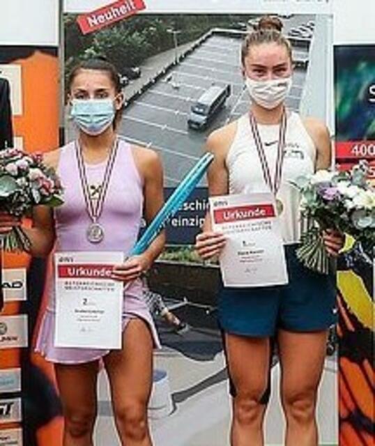 Finale: Elena Karner (rechts) siegte gegen Arabella Koller.