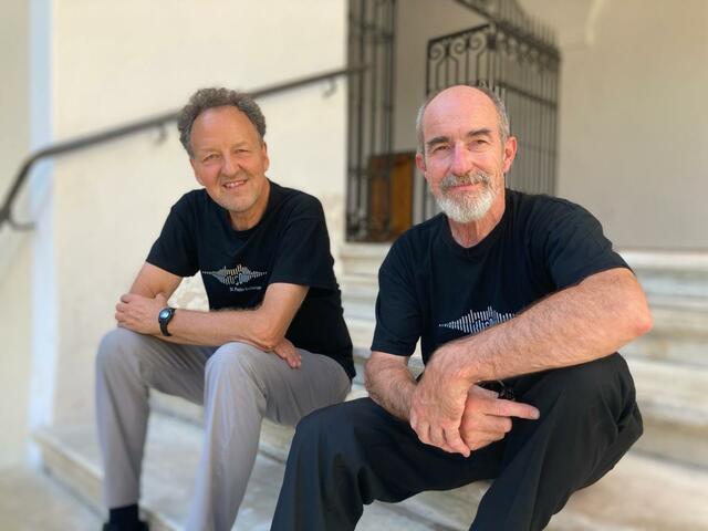 Siegi Hoffmann (links) und Christoph Warzilek hoffen auf einen St. Pauler Kultursommer 2021.