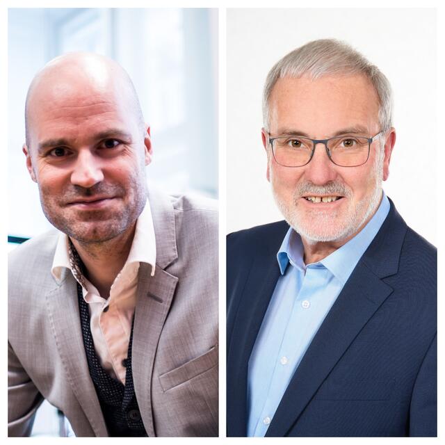 V.l.: Markus Kienast (Bürgerliste GERMS) und Bürgermeister Maximilian Igelsböck (ÖVP).