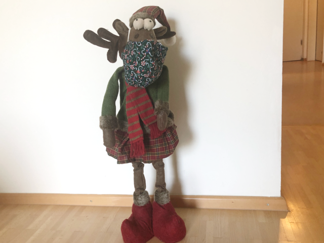 Weihnachtsmasken bieten sich heuer auch gut als lustige Geschenksidee an.