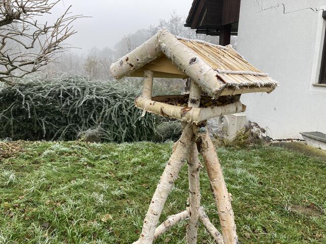Im Garten von Frau Gertrud Zupan in Mellach