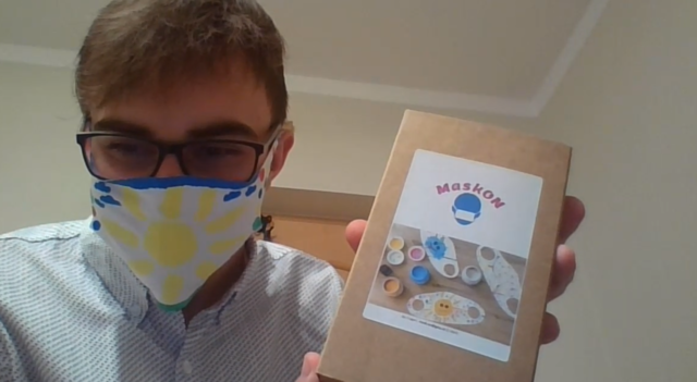 MaskOn, eine Idee aus der HTL Waidhofen/Ybbs. Bild: Jonas Schneider | Foto: Screenshot/Bezirksblätter