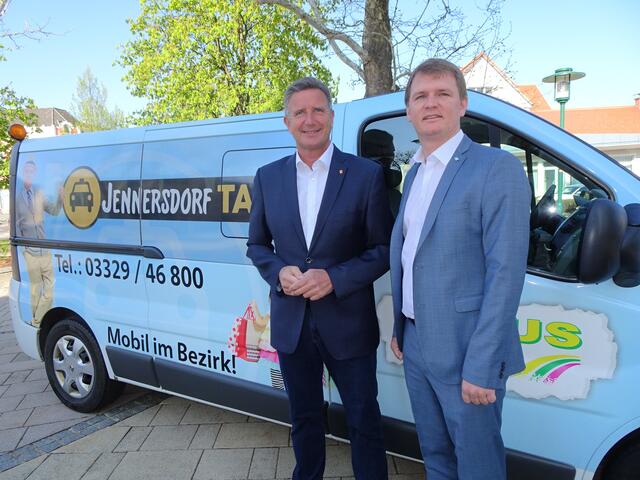 Zogen zufrieden Zwischenbilanz: LAbg. Ewald Schnecker (links) und Bundesrat Bernhard Hirczy.