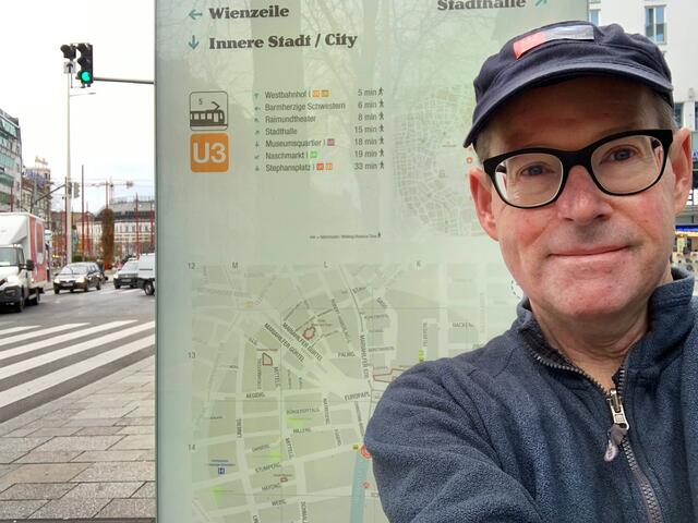 Andy Nash hat der Agenda Neubau ein Foto von seinem "Walk to (home) work" von der Mariahilfer Straße geschickt.