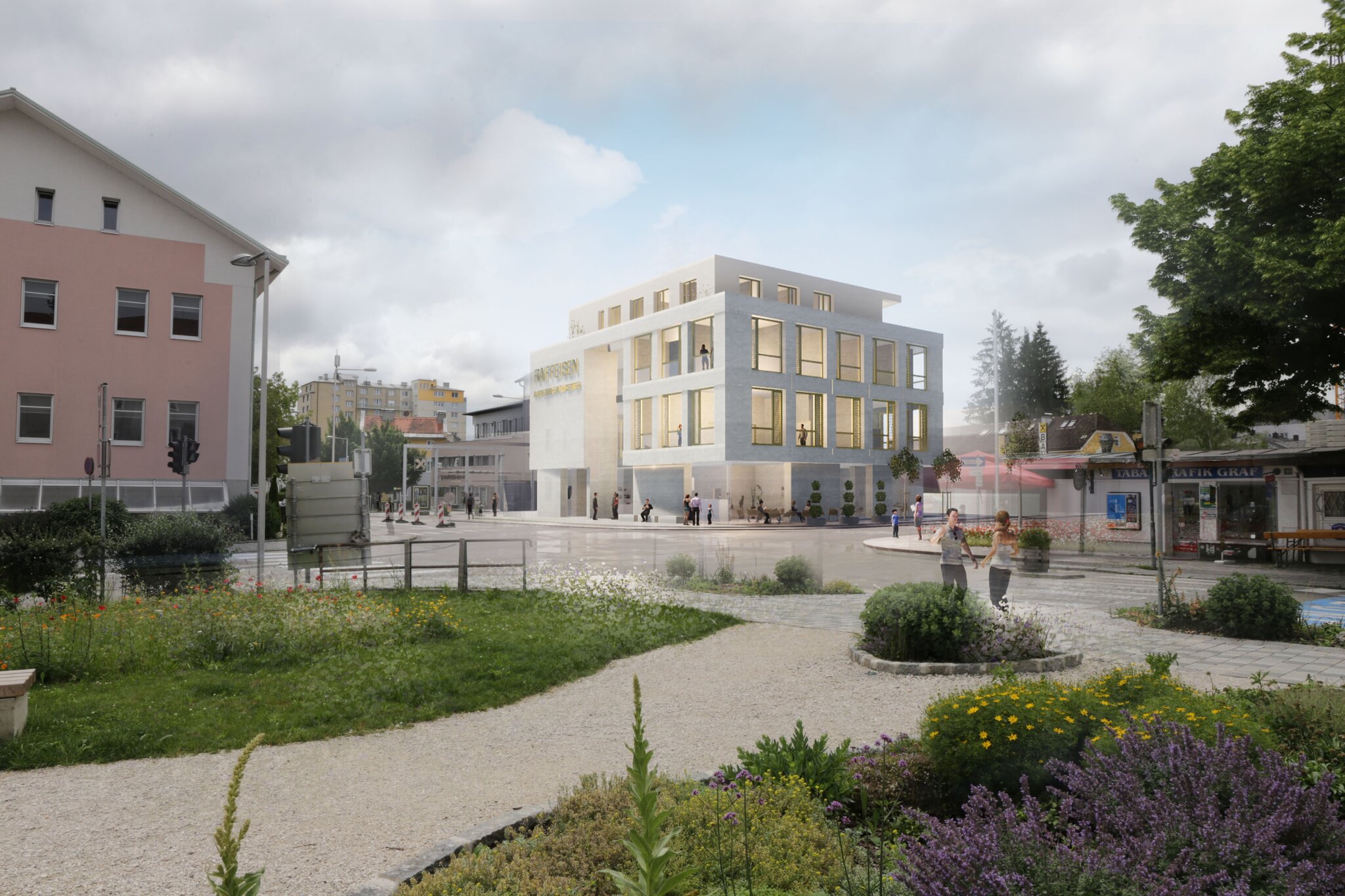 Im Frühjahr 2021 Baustart für „Raiffeisen Dienstleistungszentrum