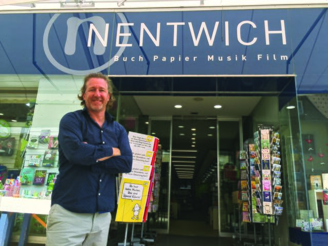 Nobert Lattner von der Buchhandlung Nentwich in der Eisenstädter Fuzo war auf den zweiten Lockdown vorbereitet.