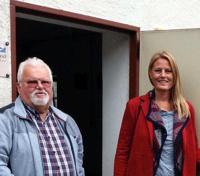 Obfrau Katrin Auer und Projektleiter August Pfaffenhuemer | Foto: Verein Kulturregion Eisenwurzen OÖ