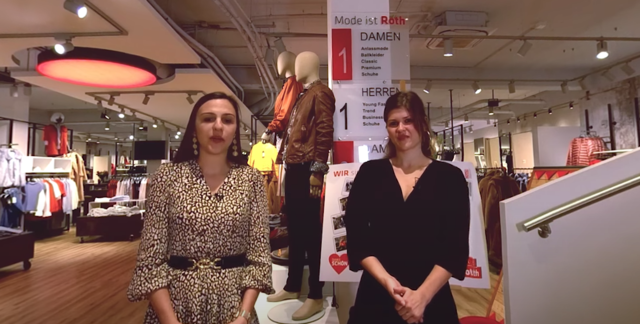 360-Grad-Einblicke hat es unter anderem im Modehaus Roth gegeben.