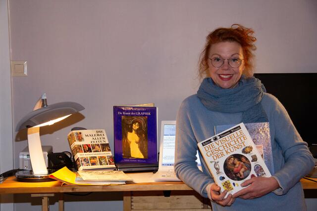 "Fad ist mir nicht", sagt Sonja Eder. Sie bereitet für die Kunst.Galerie.Waldviertel einen Kunst- und Flohmarkt vor und baut nebenbei eine eigene Bibliothek auf.