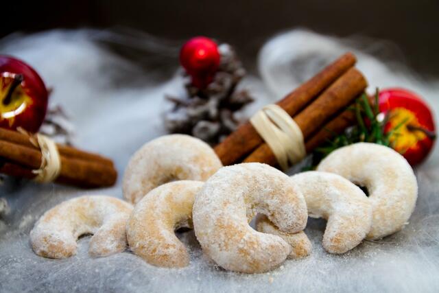 Der Duft und Geschmack von Weihnachten: Vanillekipferl.