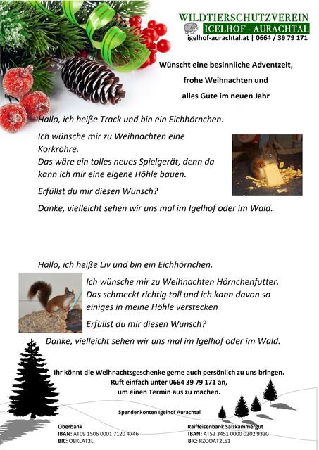 Foto: Wunschzettel 1 bis 9: Grafik Andy Müller - Foto Wilfried Fischer