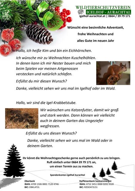 Foto: Wunschzettel 1 bis 9: Grafik Andy Müller - Foto Wilfried Fischer