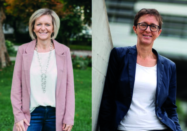 Ines Schiller udn Sabine Promberger. | Foto: LeitnerDaniel und SPOÖ