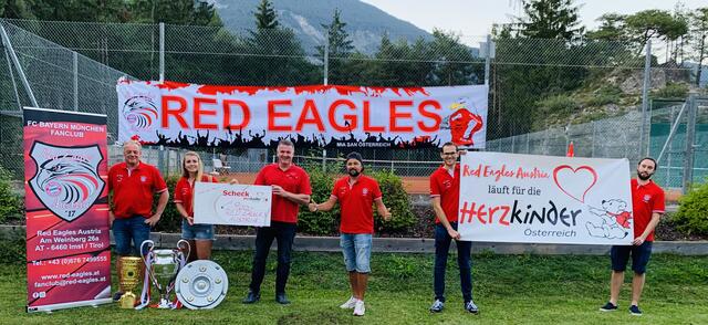 Die Teilnahme am Herzlauf Tirol war einer der Höhepunkte des Bayern-Fanclubs Red Eagles Austria im Jahr 2020. | Foto: Red Eagles Austria