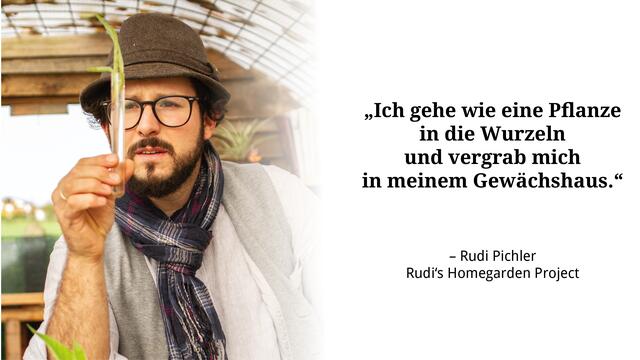 Den Winter will Rudi Pichler für das Thema Pflanzenphilosophie nutzen.