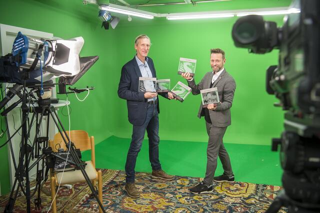 Moderator Oliver Zeisberger (l.) und Thomas Zenz, Obmann der FG Werbung und Marktkommunikation | Foto: WKO Fischer