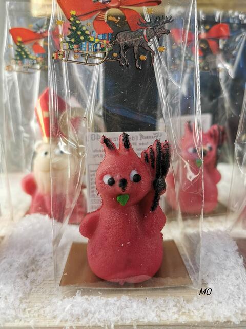 Krampus aus Marzipan