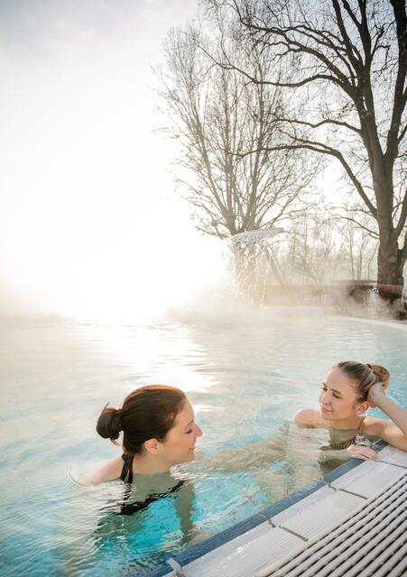Wann wieder gemütlich in der Therme abgetaucht werden kann, ist derzeit noch ungewiss.
