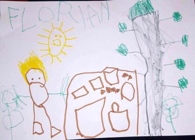 Der 5-jährige Florian träumt von einem Werkzeugkoffer.