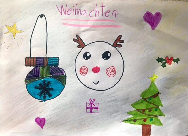Ella-Marie (8 Jahre alt) freut sich schon sehr auf Weihnachten.