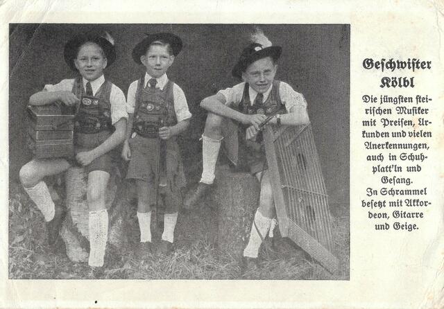 Albin Wiesenhofer vom Verein Volksklang ist auf der Suche nach dem Trio Kölbl, das anno dazumal  musikalische Erfolge feierte. | Foto: KK