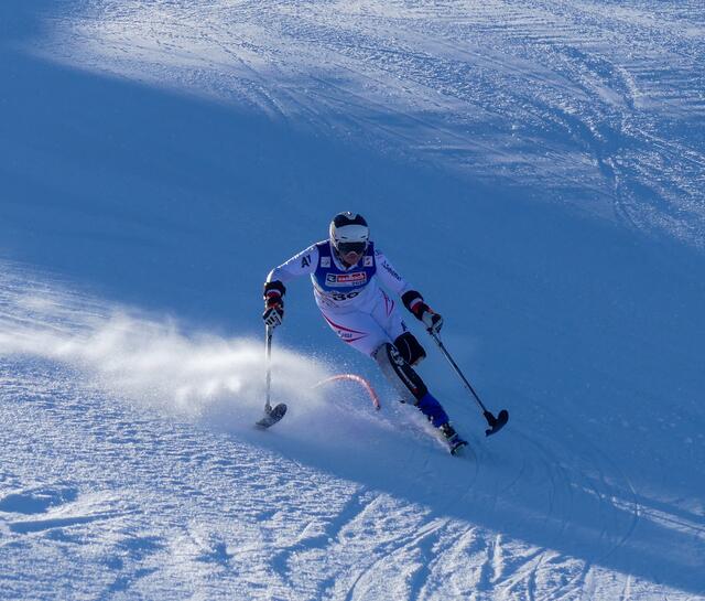 Der Salzburger Maximilian Katzdobler kam drei Mal in die Top Ten beim Auftakt der Rennsaison der Para-Skisportler in der vergangenen Woche auf der Resterhöhe. | Foto: ÖSV/SLSV