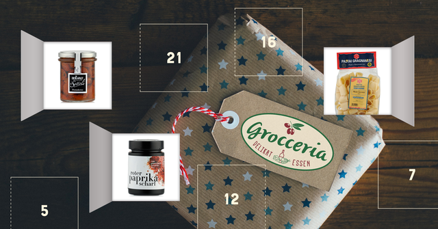 Unter dem Motto „kulinarischer Adventkalender“ wird täglich unter den eingegangenen Bestellungen ein ausgewähltes Produkt des Grocceria-Sortiments verlost. 
 | Foto: Grocceria