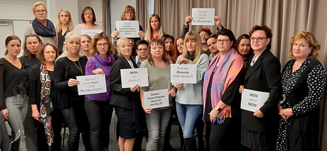 ÖGB Frauen unterstützen die Kampagne gegen Gewalt an Frauen und Mädchen | Foto: ÖGB LO  Frauen