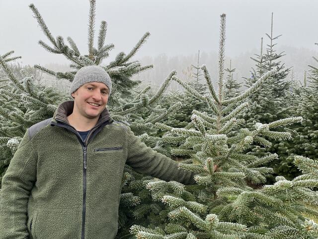 Setzt auf ökologische Christbäume: Konrad Pölzer | Foto: KK